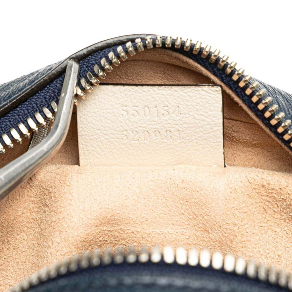 GUCCI Authentic White Leather GG Marmont Shoulder Bag - Picture 10 of 11